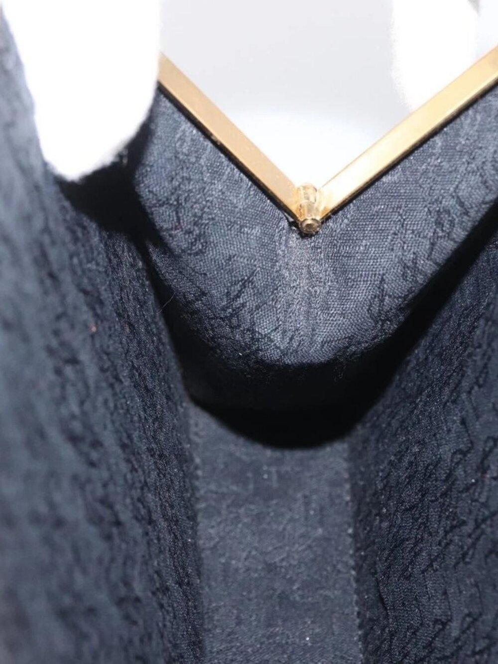 SAINT LAURENT Shoulder Bag Leather Black Gold - Picture 13 of 16